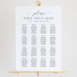 16 Bord Hitta ditt platsschema Poster