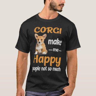 16 Corgi gör mig Lycklig T Shirt