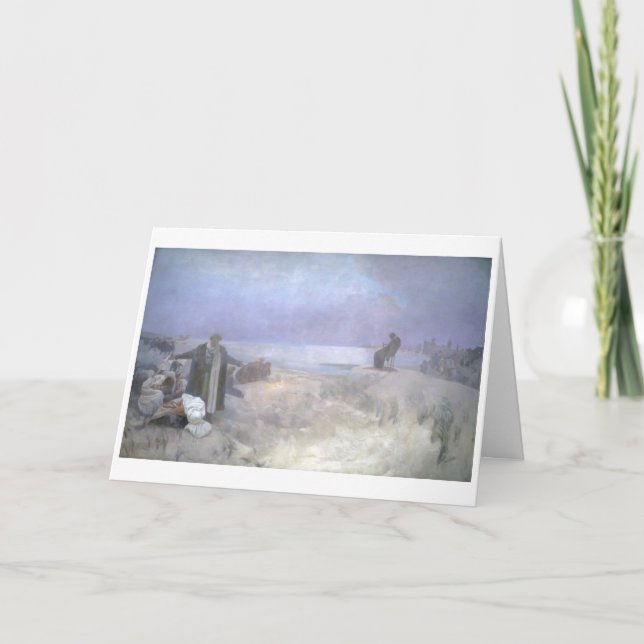 #16 De sista dagarna av Jan Amos Komensky, Mucha Kort (Framsida)