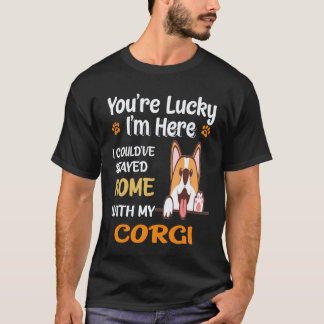 16 Du är Lucky Corgi T Shirt