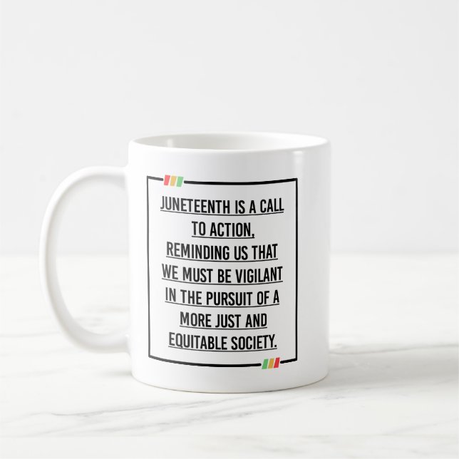16:e århundradet, Frihet för afrikansk amerikan. Kaffemugg (Vänster)