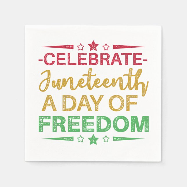 16:e århundradet, Frihet för afrikansk amerikan. Pappersservett (Framsidan)