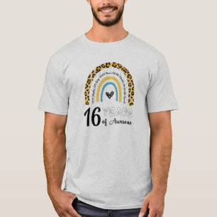 16:e årsdagen, 16:e årsdagen, lycklig 16:e årsdage t shirt