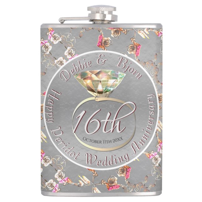 16:e årsdagen för Bröllop, Vax, och ratificering Fickplunta (Framsidan)