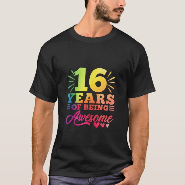 16:e födelsedag, 16:e åring Bei 16-åring T Shirt (Framsida)