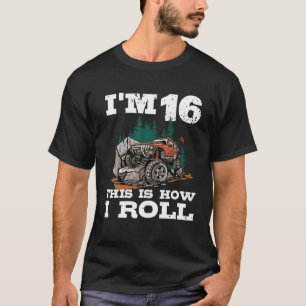 16:e födelsedag 4X4 Offroad Älskare 16 år gammal d T Shirt