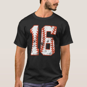 16:e födelsedag Baskeball sexton 16-åriga Gosseri T Shirt