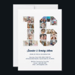 16:e födelsedag nummer 16 Anpassningsbarnas fotoko Inbjudningar<br><div class="desc">Grattis till ditt barns sexton födelsedag med denna söta inbjudan. Det är en personlig fotocollage inbjudan som gör att du kan skapa en helt unik och minnesvärd design. Med den här mallen för anpassade kan du infoga dina egna omhuldade foton och fånga de värdefulla stunderna i barnen. Den här inbjudan...</div>