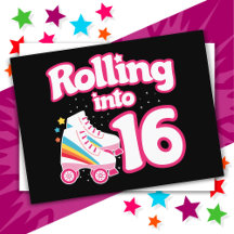 16:e födelsedag Roller Skatt 16 år gammalt Skate