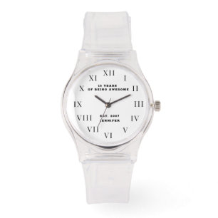 16:e födelsedag Sweet sixteen Funny Rosa Girl Girl Armbandsur