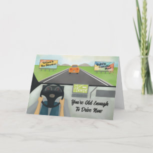 16:e födelsedag tillräckligt för att köra bil helgkort