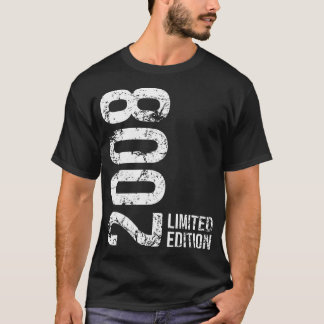 16:e födelsedagen 16 år gammal flicka Boy 2008 T Shirt