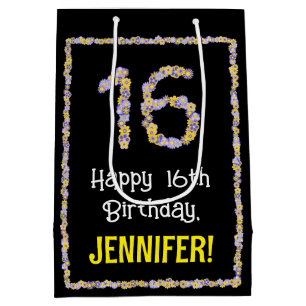 16:e födelsedagen: Blommigt Flowers Number, eget n