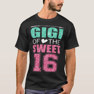 16:e födelsedagen för svensk 16-matchande familj t shirt