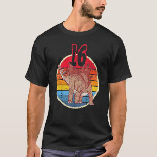 16:e födelsedagen I Stegosaurus Stenops I Family M T Shirt