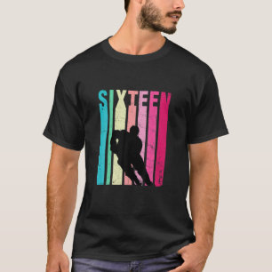 16:e födelsedagen Retro Hockey Älskare 16 år gamma T Shirt