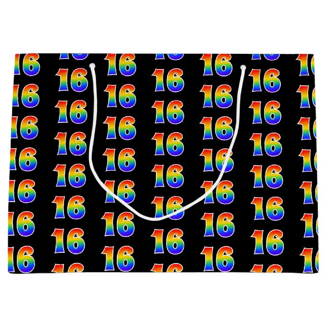 16:e födelsedagen: Roligt Regnbågshändelse nummer  (Framsidan)