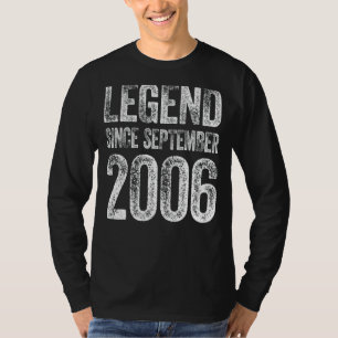 16:e födelsedagen september, född 16 år sedan t shirt