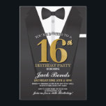 16:e födelsedagen: Spy Kostym Black slips Guld Tux Inbjudningar<br><div class="desc">16:e födelsedagsinbjudan till Spy Kostym Black slin Guld - Sverige 16:e

 ÄNDRA ENKELT ENKELT TEXTEN TILL KOSTYM PARTY. Utskrift bakåt ingår.</div>