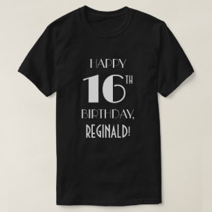 16:e Födelsedagsfesten - Art Deco-inspirerad look T Shirt