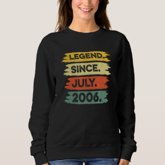 16:e födelsedagsförklaringen Retro-Vintagen sedan  T Shirt