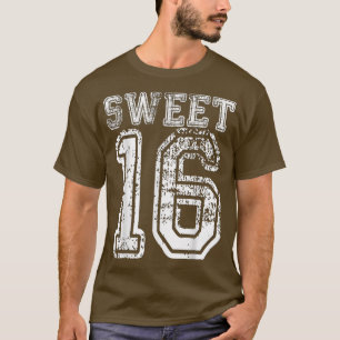 16:e födelsedagsgåva - sötplats 16-Vintagars varsi T Shirt