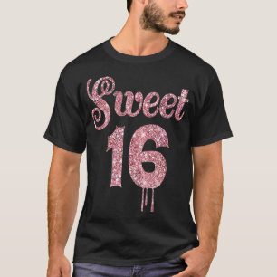 16:e födelsedagsgåvan Tonåring Sweet Siteen Ro Ros T Shirt