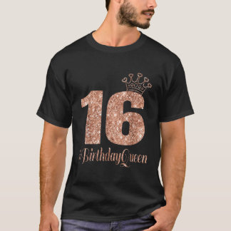 16:e födelsedagsgåvan Tonåring Sweet sixteen 16 Ro T Shirt