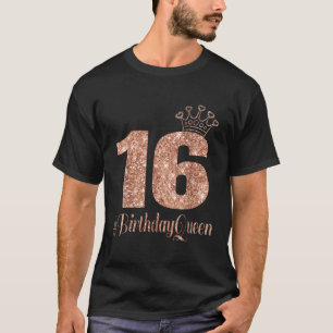 16:e födelsedagsgåvan Tonåring Sweet sixteen 16 T Shirt