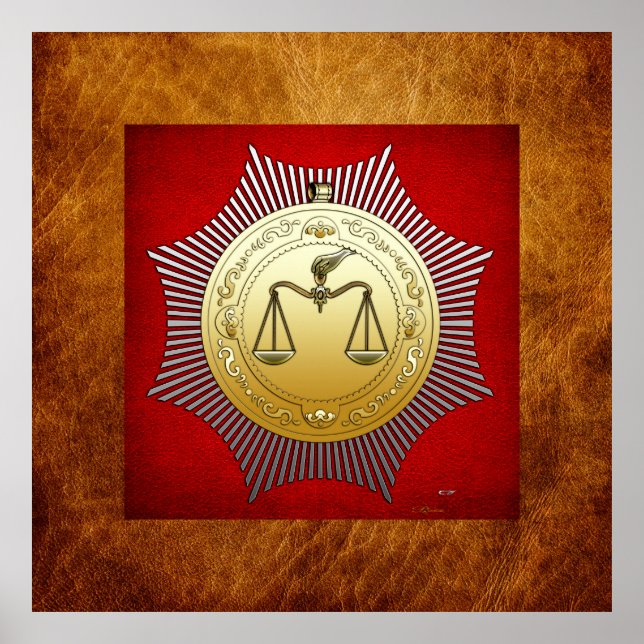 16:e grader: prins av Jerusalem Poster (Framsidan)