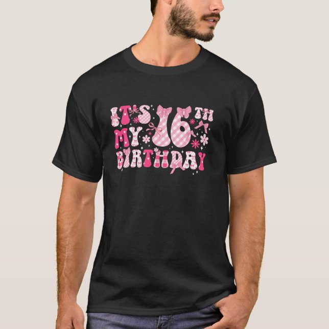 16:e koquettelevererade födelsedag sexton år gamma t shirt (Framsida)