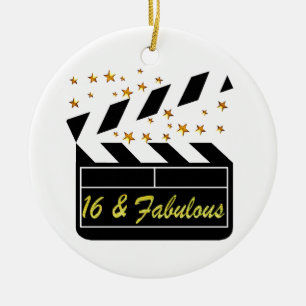 16:E MOVIE QUEEN JULGRANSPRYDNAD KERAMIK
