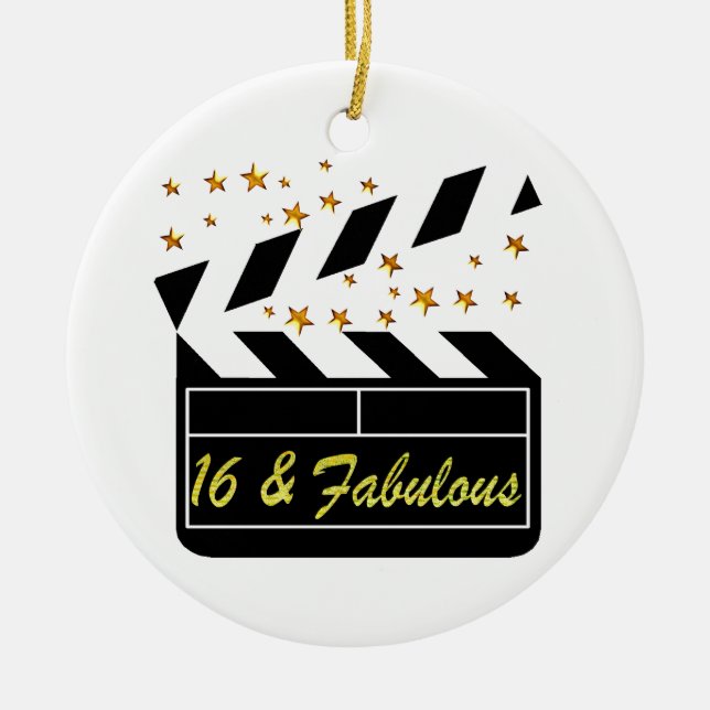 16:E MOVIE QUEEN JULGRANSPRYDNAD KERAMIK (Framsidan)