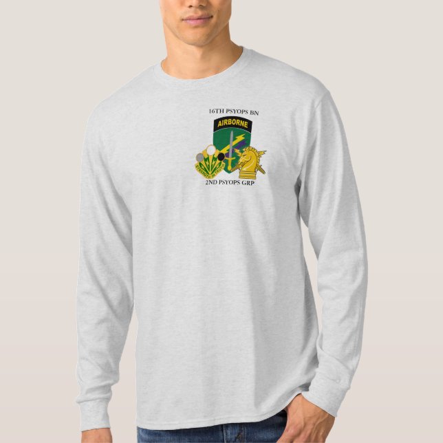 16:E PSYOPS-BATTALION 2:S PSYOPS-GRUPP  T SHIRT (Framsida)