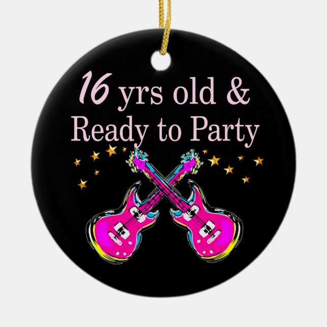 16:E ROCKSTJÄRNAN JULGRANSPRYDNAD KERAMIK (Framsidan)