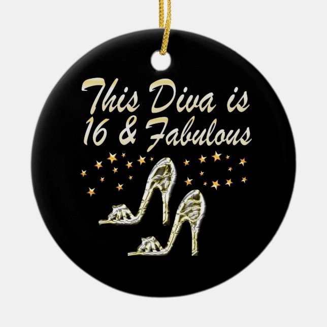 16:E SILVER SHOE QUEEN JULGRANSPRYDNAD KERAMIK (Framsidan)