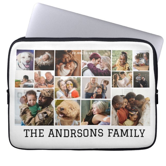 16 fotoelektronikfack laptop fodral (Framsidan)