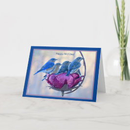 #16 Lycklig BirdDay-kort (födelsedag): Kort