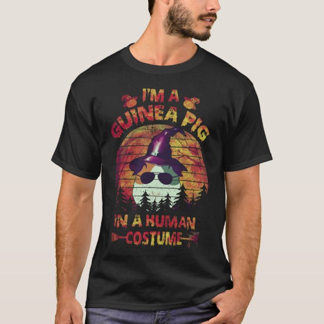 16 marsvin kostymer för människor t shirt (Framsida)