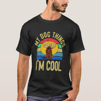 16 Min hund tycker jag är cool tysk schäferhund T Shirt