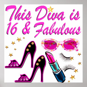 16 OCH FABULOUS DIVA POSTER