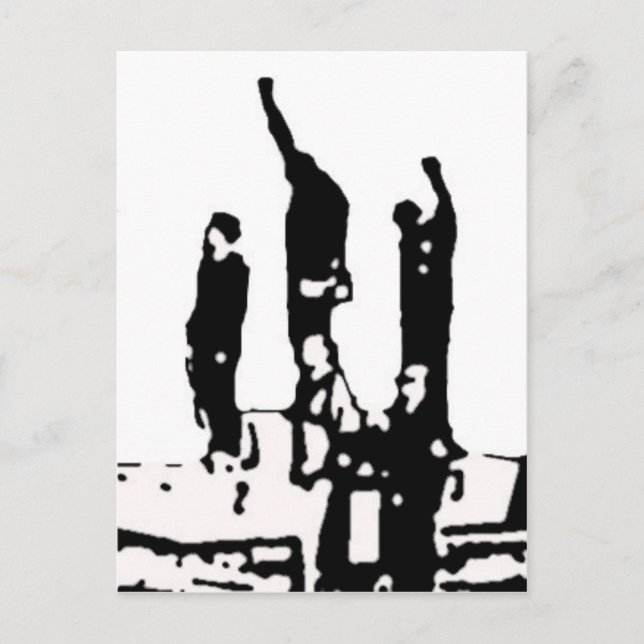 16 oktober 1968 Mexico City, sommarolympiaden Vykort (Framsida)