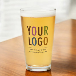 16 oz anpassat pintglas med din logotyp Ingen mins Glaskopp