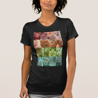 16 Personlig för fotomall - kollage T Shirt