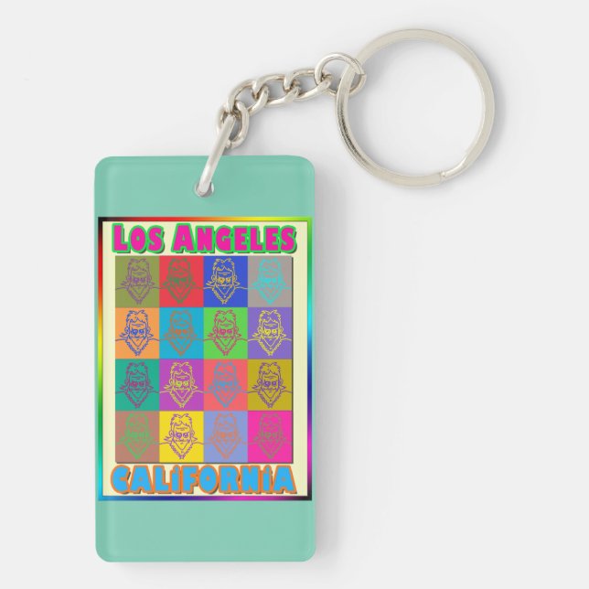 16 Surfers Los Angeles Keychain (Baksidan)