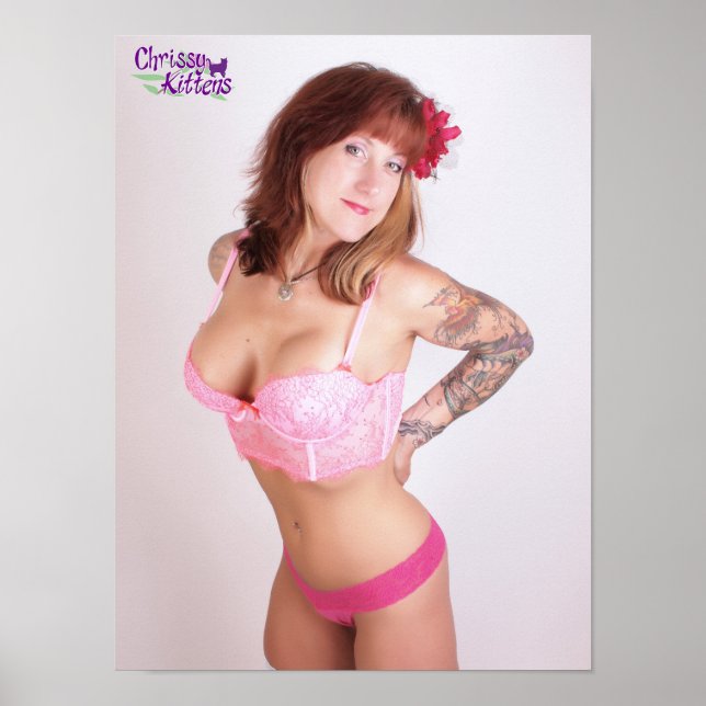 16 tum x 12 tum Kittens Pinky Poster (Framsidan)