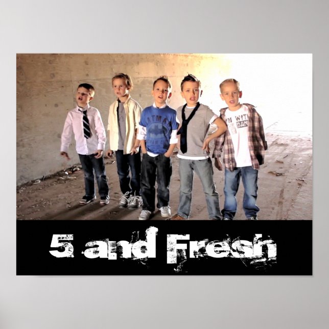 16-tums x 12-tums 5-tumsskärm och Poster färsktunn (Framsidan)