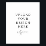 16-tums x 20-tums Poster - Porträtt<br><div class="desc">Anpassa kortet i Mallen. När du är klar med redigeringen hämtar du filen i JPG-format (glöm inte att aktivera utfallsalternativet). Ladda upp designen här genom att klicka på den blå "Anpassa"-knappen.</div>