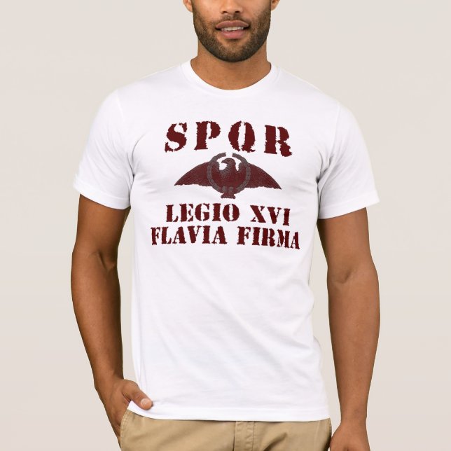 16 Vespasians 16th legion - romersk örn T-shirt (Framsida)