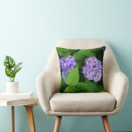 16" x 16" Lavender Hydrangea Kudde